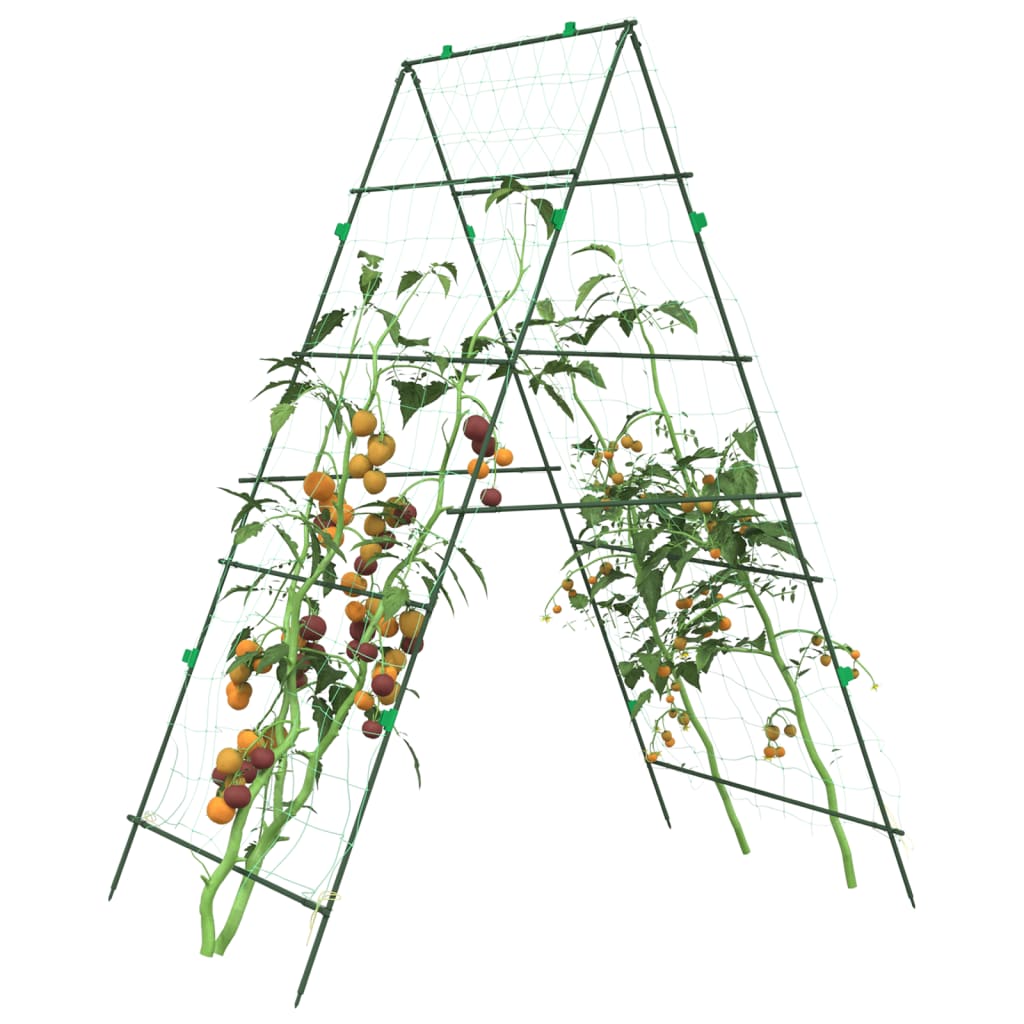 VidaXL Plantenklimrekken 3 st A-frame staal