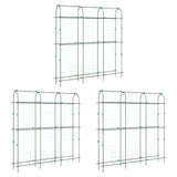 VidaXL Plantenklimrekken 3 st U-frame staal