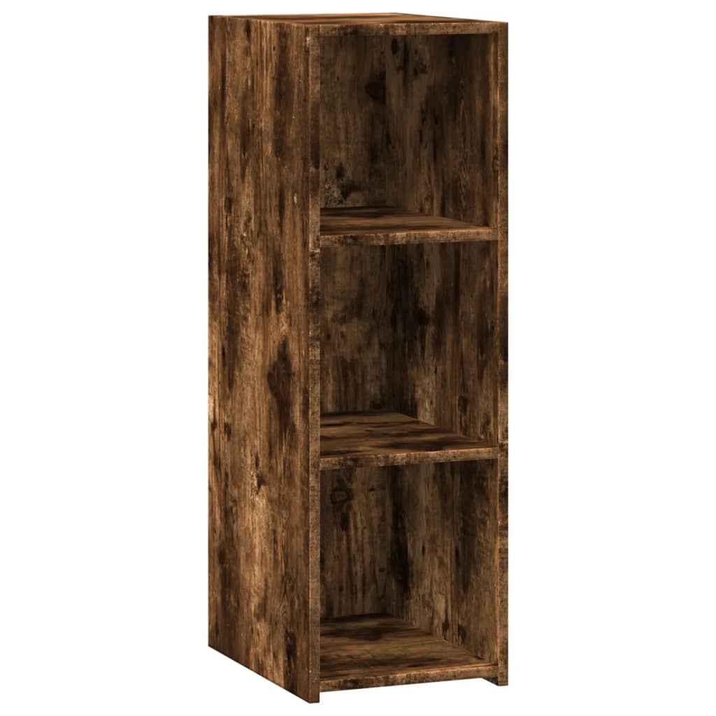 Vidaxl dressoir 30x41x93 cm bewerkt hout gerookt eikenkleurig