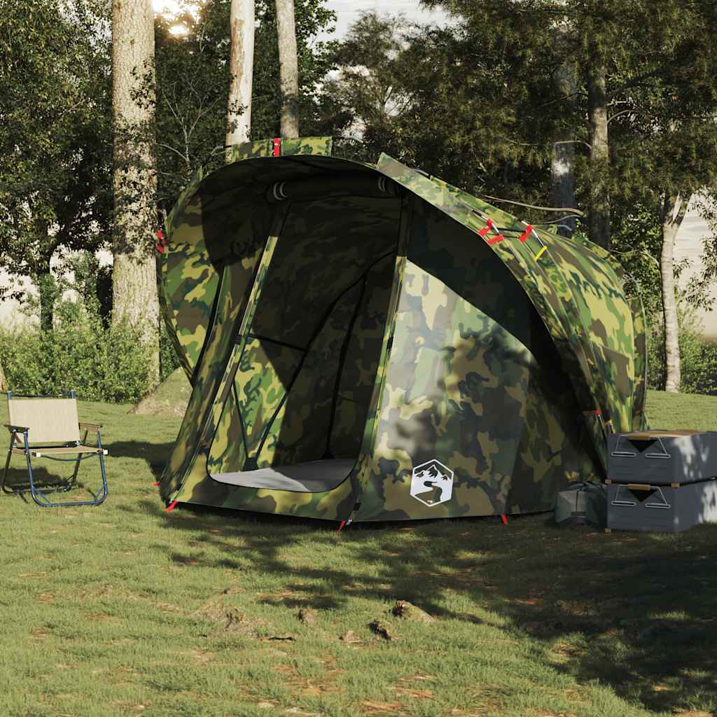 Vidaxl vistent 4-persoons waterdicht camouflage