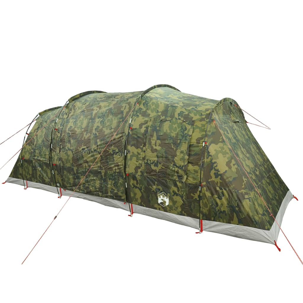 VidaXL Tunneltent 6-persoons waterdicht camouflage