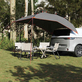 Vidaxl autotent waterdicht grijs en oranje