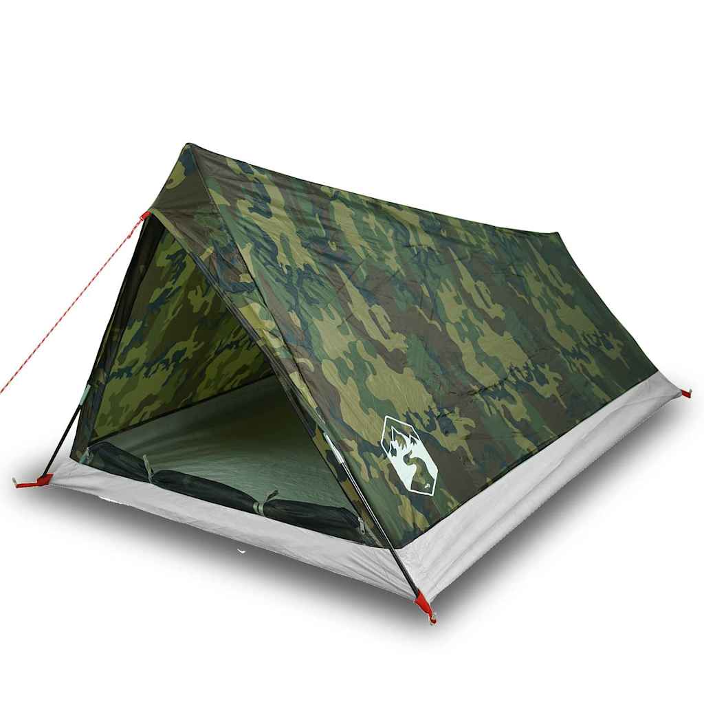 Vidaxl tent 2-persoons waterdicht camouflage