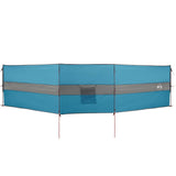 Vidaxl windscherm camping waterdicht 490x123 cm blauw