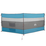 Vidaxl windscherm camping waterdicht 340x130 cm blauw