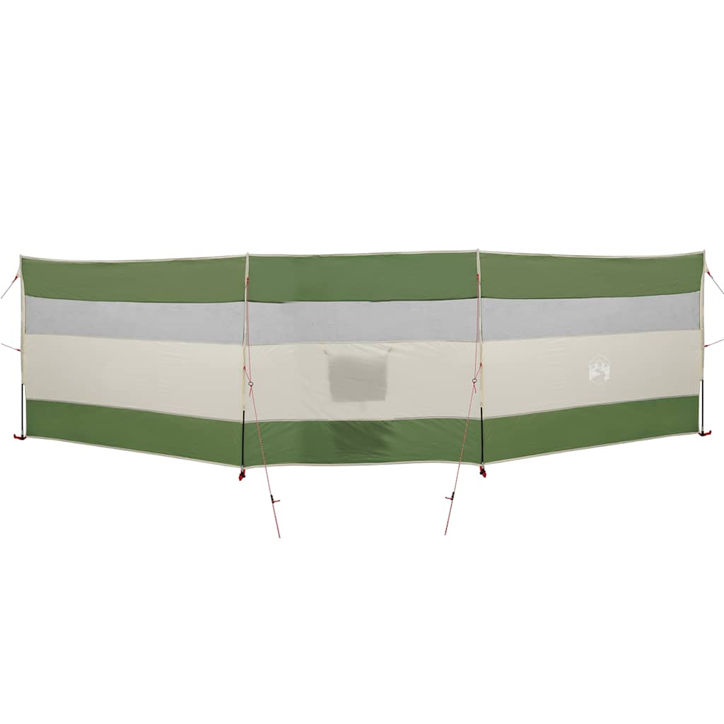 Vidaxl windscherm camping waterdicht 508x130 cm groen