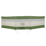 Vidaxl windscherm camping waterdicht 508x130 cm groen