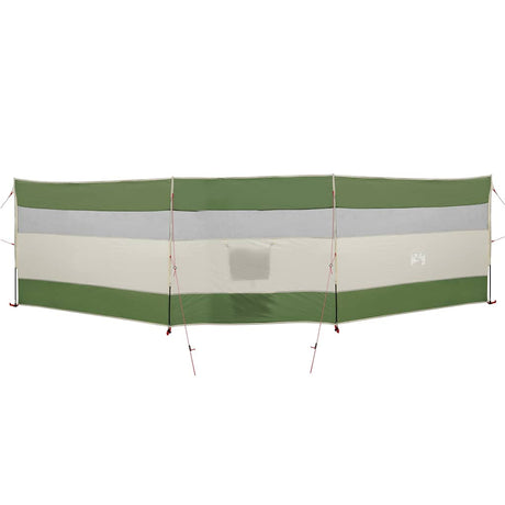 Vidaxl windscherm camping waterdicht 508x130 cm groen