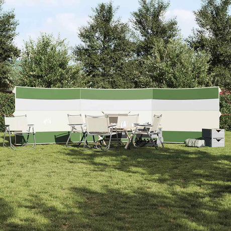 Vidaxl windscherm camping waterdicht 508x130 cm groen