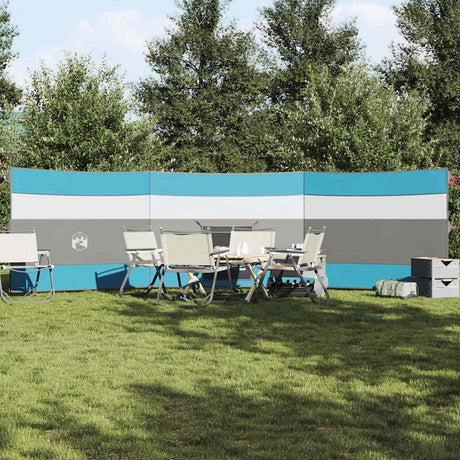 Vidaxl windscherm camping waterdicht 508x130 cm blauw