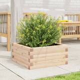 Vidaxl plantenbak 50x50x23 cm massief grenenhout