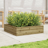 Vidaxl plantenbak 90x90x23 cm geïmpregneerd grenenhout