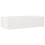 Vidaxl plantenbak 90x40x23 cm massief grenenhout wit