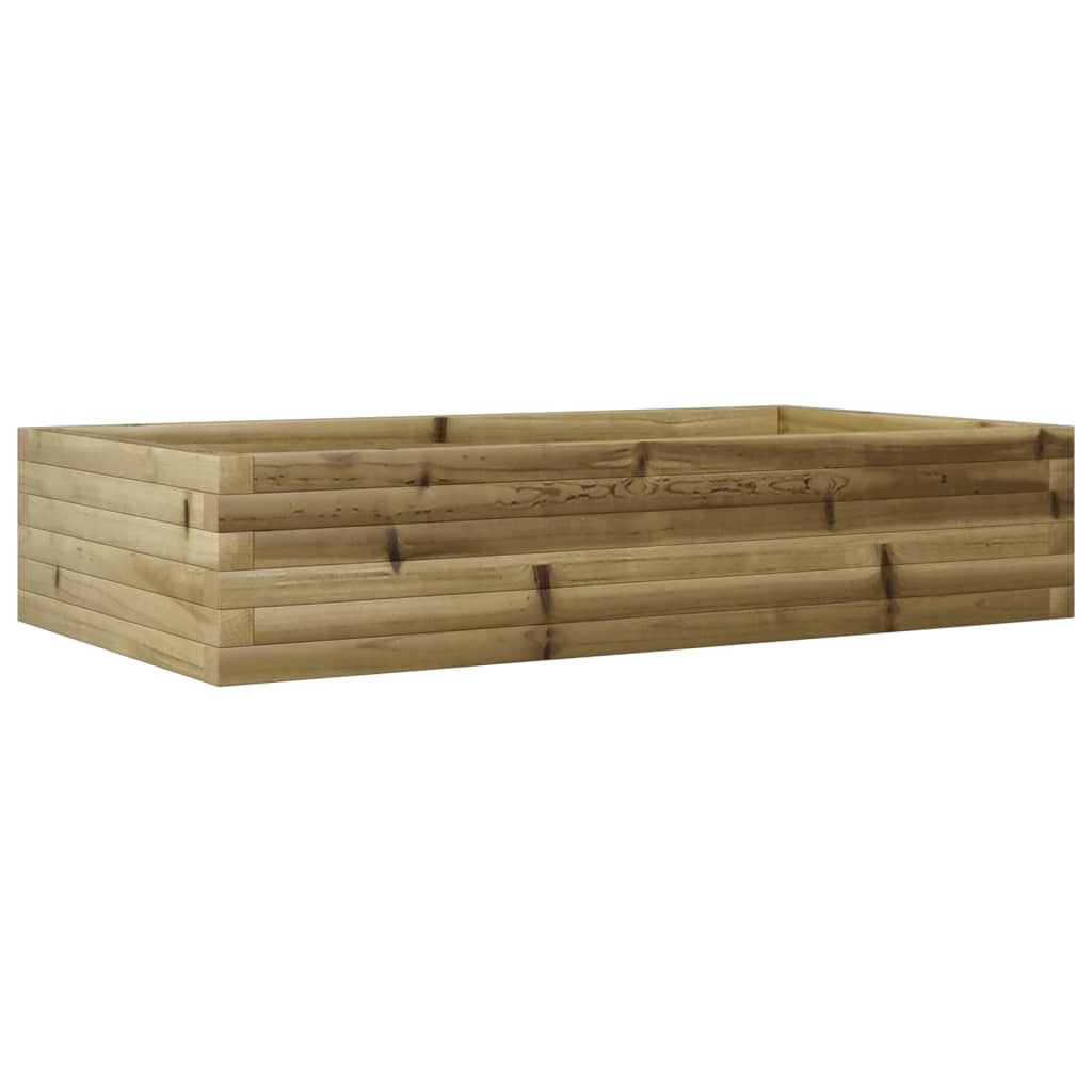 Vidaxl plantenbak 110x60x23 cm geïmpregneerd grenenhout