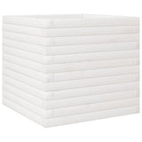 Vidaxl plantenbak 50x50x45,5 cm massief grenenhout wit