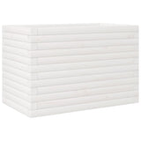 Vidaxl plantenbak 70x40x45,5 cm massief grenenhout wit
