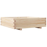Vidaxl plantenbak 90x90x26,5 cm massief grenenhout