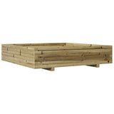Vidaxl plantenbak 110x110x26,5 cm geïmpregneerd grenenhout