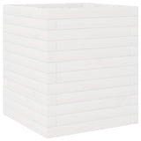 Vidaxl plantenbak 40x40x46 cm massief grenenhout wit
