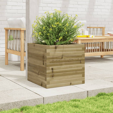 Vidaxl plantenbak 50x50x46 cm geïmpregneerd grenenhout