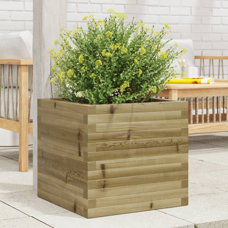 Vidaxl plantenbak 50x50x46 cm geïmpregneerd grenenhout