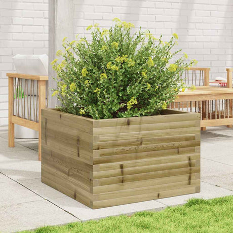 Vidaxl plantenbak 70x70x46 cm geïmpregneerd grenenhout