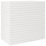 Vidaxl plantenbak 70x40x68,5 cm massief grenenhout wit