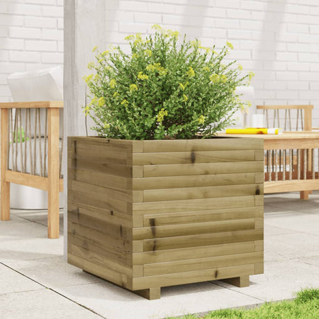 Vidaxl plantenbak 50x50x49,5 cm geïmpregneerd grenenhout