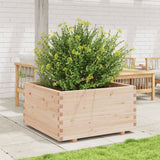 VidaXL Plantenbak 90x90x49,5 cm massief grenenhout