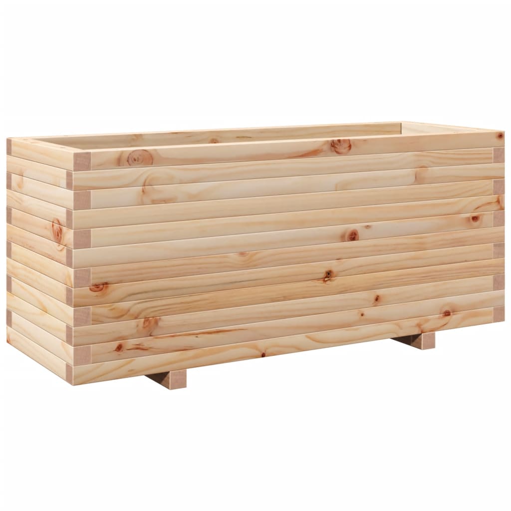 VidaXL Plantenbak 110x40x49,5 cm massief grenenhout