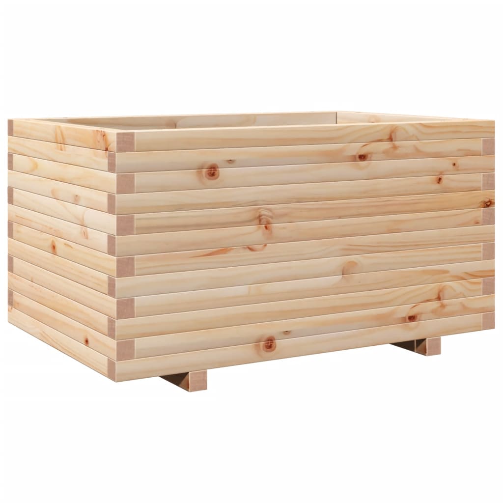 VidaXL Plantenbak 90x60x49,5 cm massief grenenhout