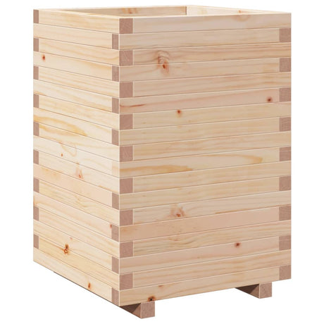 Vidaxl plantenbak 50x50x72,5 cm massief grenenhout