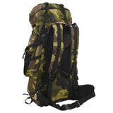 VidaXL Wandelrugzak 60 L camouflage oxford stof groen