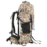 VidaXL Wandelrugzak 60 L camouflage oxford stof camelbruin