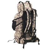 Vidaxl wandelrugzak 100 l camouflage oxford stof camelbruin