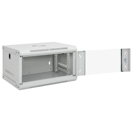 Vidaxl 6u wandgemonteerde netwerkkast 19 ip20 53x40x30 cm