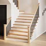 Vidaxl traptreden 4 st 120x30x2 cm onbehandeld massief eikenhout