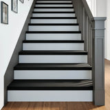 Vidaxl traptreden 4 st 100x25x2 cm massief eikenhout donkerbruin