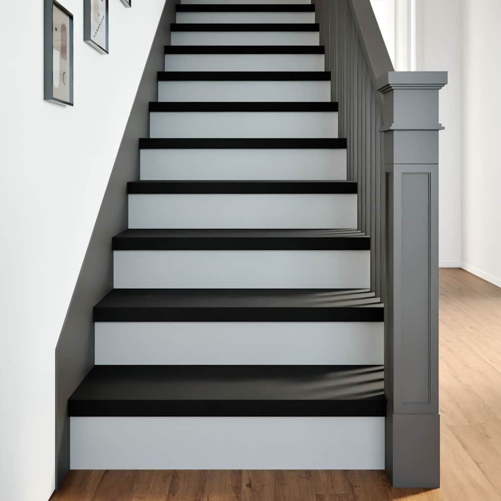 Vidaxl traptreden 4 st 70x30x2 cm massief eikenhout donkerbruin