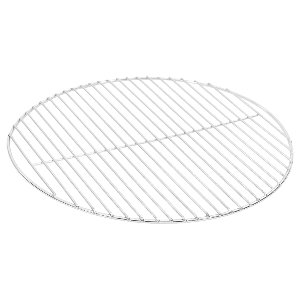 VidaXL Barbecuerooster rond Ø44,5 cm 304 roestvrij staal