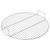 Vidaxl barbecuerooster met handgrepen rond ø44,5 cm 304 roestvrijstaal