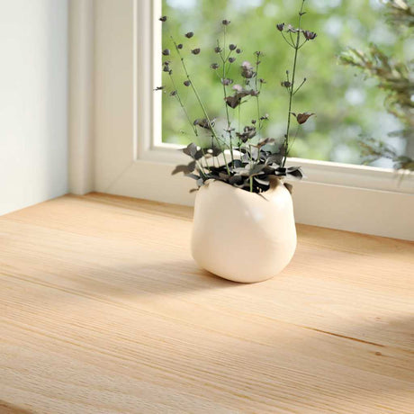 Vidaxl vensterbanken 2 st onbehandeld 160x20x2 cm massief eikenhout