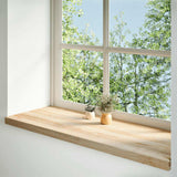 Vidaxl vensterbanken 2 st onbehandeld 110x40x2 cm massief eikenhout