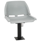 Vidaxl 2-delige bootstoelenset inklapbaar 48x51x41 cm grijs