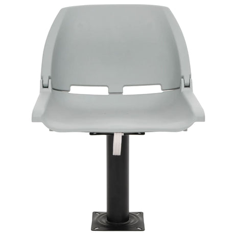 Vidaxl 2-delige bootstoelenset inklapbaar 48x51x41 cm grijs