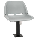 Vidaxl 4-delige bootstoelenset inklapbaar 48x51x41 cm grijs