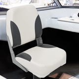 Vidaxl bootstoelen 2 st inklapbaar met hoge rugleuning 41x36x48 cm