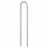 Vidaxl tentharingen 6 st u-vormig ø10 mm 37 cm gegalvaniseerd staal