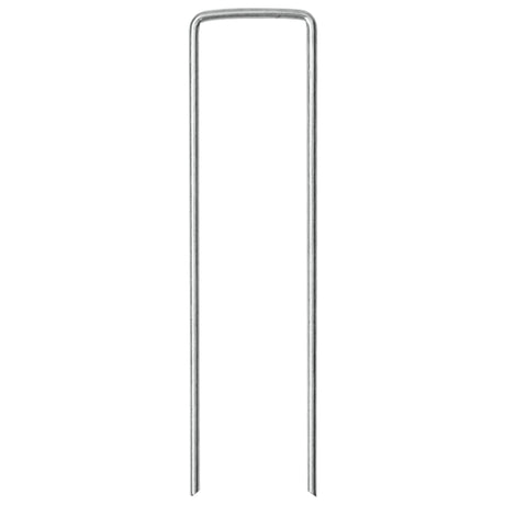 Vidaxl grondharingen 25 st u-vormig 15x3,5 cm gegalvaniseerd staal