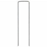 Vidaxl grondharingen 50 st u-vormig 15x3,5 cm gegalvaniseerd staal